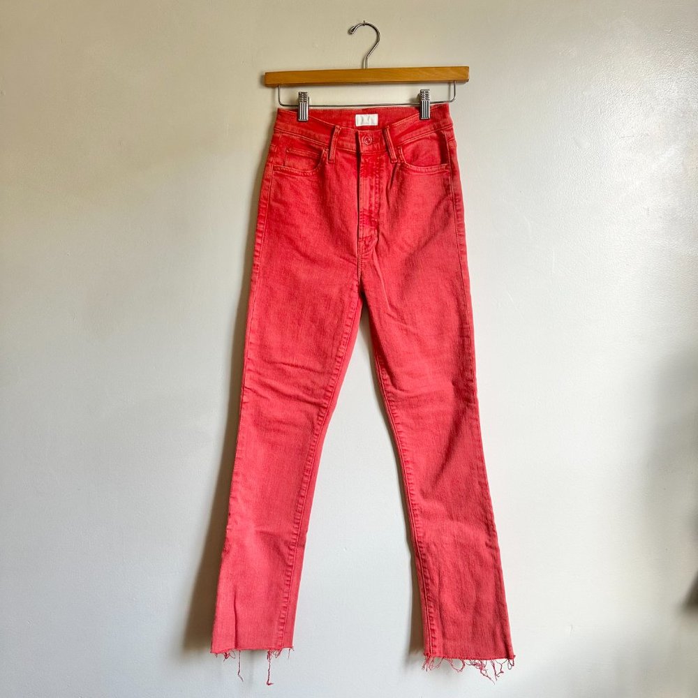 Mother Swooner Rascal Ankle Fray - Flame Scarlett